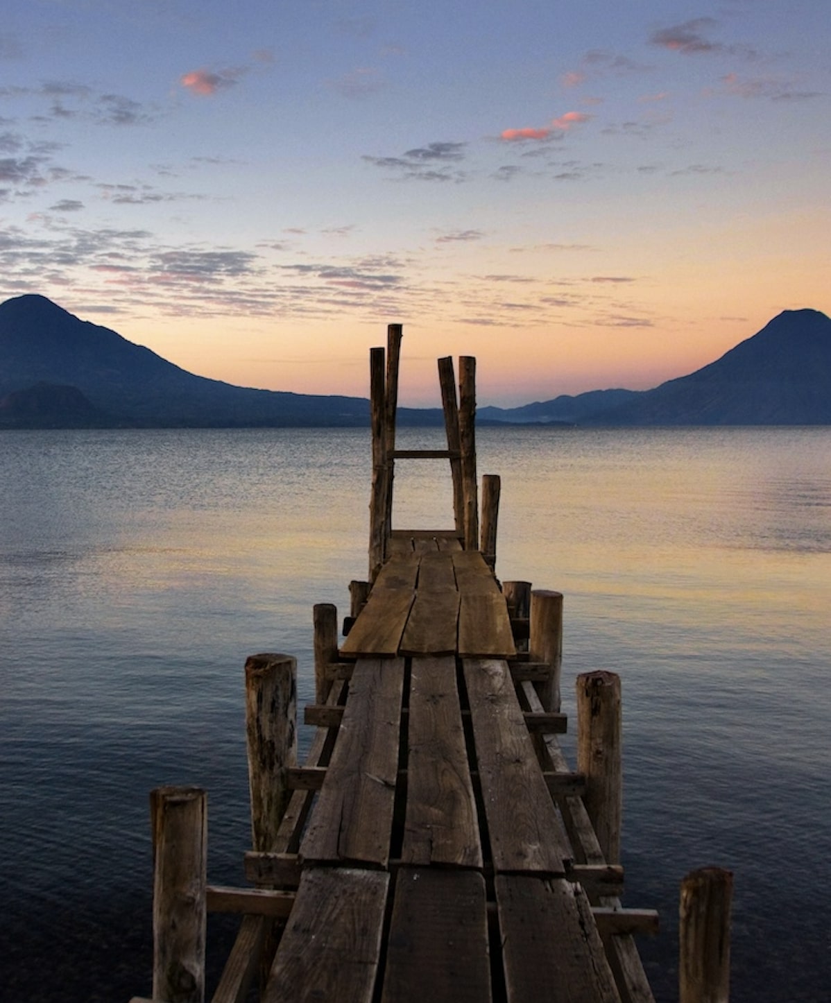 Lake Atitlan in Guatemala is a stunning volcanic lake.